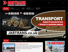Tablet Screenshot of jartrans.co.uk